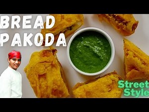 Bread Pakoda | Delhi style famous bread pakoda | Easy recipe