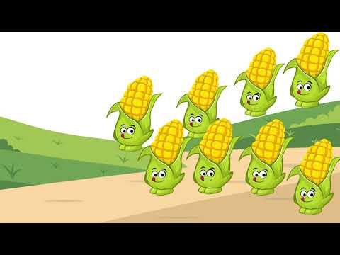 Vegetable Song for Kids 🥕🥦 | Learn Veggies with Fun Cartoon Song | Nursery Rhymes