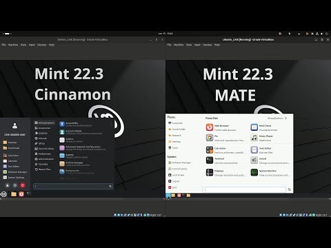 Linux Mint 22.3 Cinnamon vs. MATE