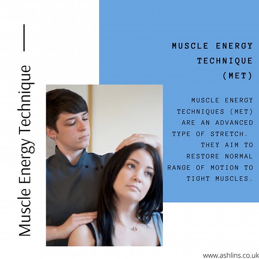 What is Muscle Energy Technique (MET)? | Ashlins | Walthamstow Massage Clinic