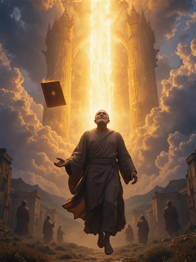 Before Jesus, a Man ASCENDED to Heaven ALIVE Without Dying 😱 (Enoch’s Forbidden Book & The Lost Secrets of the Universe!) Genesis 5:24: Enoch walked with God and vanished—God took him! No death, no grave. Ancient erased texts reveal he was lifted alive to heaven, saw the firmament gates, spoke with fallen angels, and wrote a banned book full of universe secrets. He knew too much and never came back. Mind-blowing biblical mystery! 🔥☁️ What do YOU think Enoch discovered up there? Comment below! 