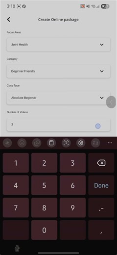 Create Online Package
