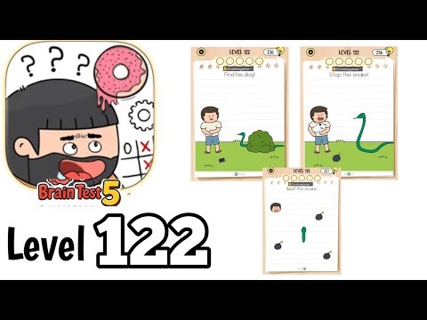 Brain test 5 level 122 Full Guide Walkthrough Solution