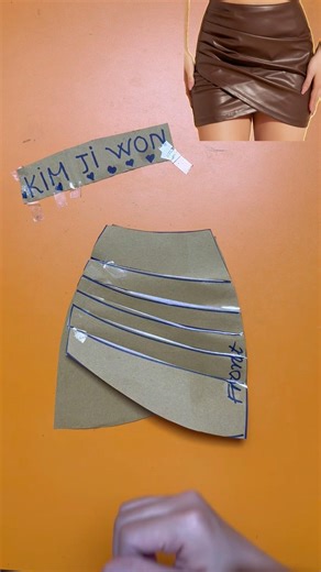 Two-Panel Skirt Pattern Making Tutorial ✨🪡 #sewing #sewingtutorial #diy #pattern #fashion