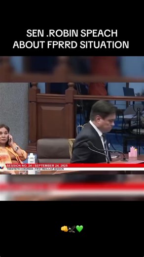 Sen Robin padila. Speach about FPRRD situation . | Duterte Updates