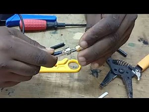 Coaxial cable termination procedure