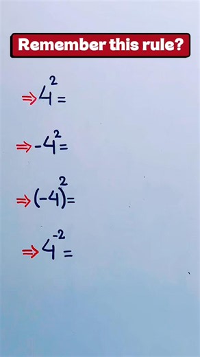 Do You Remember This Math Rule From School? Test Your Memory! #shorts #maths #mathstricks #viral