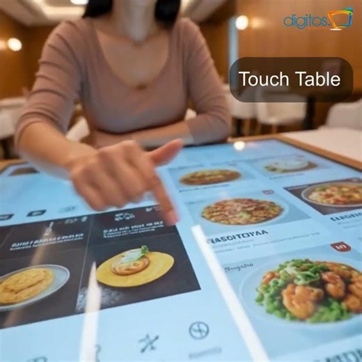 Touch Table Ordering System | Future of Restaurant Automation