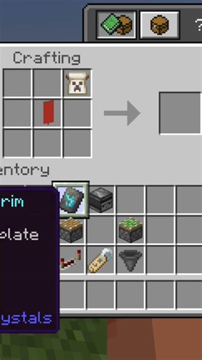 crafting rocket boots moment #minecraft​​ #shorts​​ #youtube