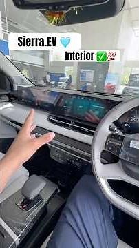 What a Interior🤩 #tatamotors #sierraev #tatasierra #sierra