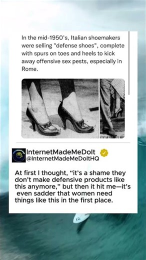 These defensive shoes were made in the mid 1950’s