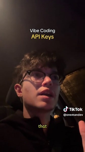 Vibe coders keep your API secret keys safe #fyp #softwareengineer #computerscience #tech #programming #coding #vibecoding #programmerhumor #softwaredeveloper