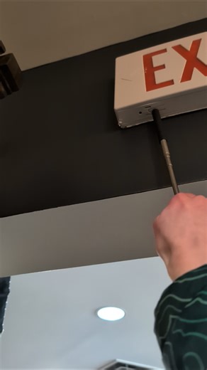 Testing an Astralite TP series exit sign that doesn't work