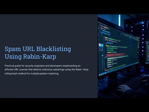 Spam URL Blacklisting Using Rabin-Karp