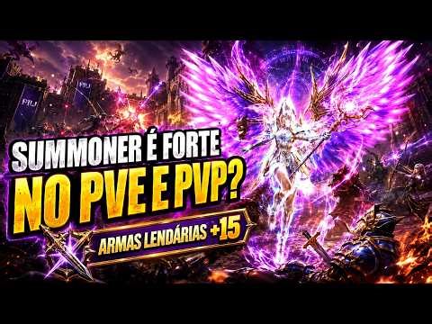 🔥Testei a SUMMONER no PvP do GMO com ARMAS LENDÁRIAS MAX
