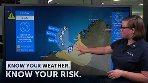 4.1K views · 89 reactions | Severe Weather Update: Tropical Cyclone Ilsa off the north-west coast of Western Australia. Video current: 9:30am AWST 12 April 2023. Know your weather. Know your risk. For the latest forecasts and warnings go to our website www.bom.gov.au or the Bureau's weather app. | Bureau of Meteorology | Facebook