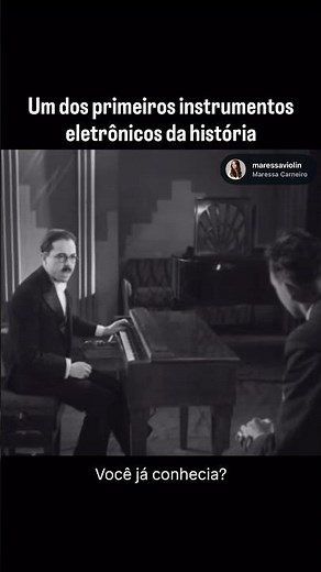 O Ondes Martenot, um dos primeiros instrumentos eletrônicos da história! #aulamusical #musica