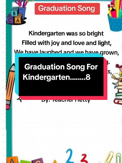 Kindergarten Graduation Song Performance