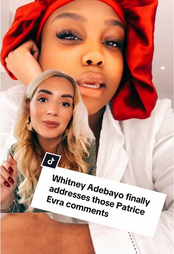 Whitney Adebayo Responds to Patrice Evra Comments