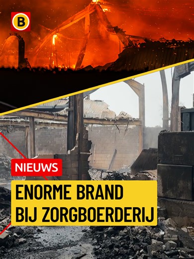 Brand verwoest zorgboerderij in Oijen