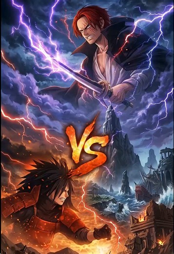Madara Vs Shanks tóc đỏ: Haki bá vương và Susano #fyp #anime #manga #onepiece #narutoshippuden