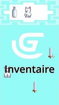 TUTO Inventaire 2 minutes GDEVELOP. L'inventaire le plus facile avec #gdevelop