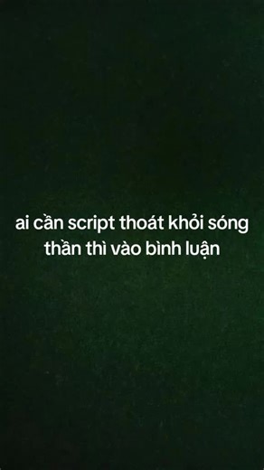 Escape Tsunami with This Script