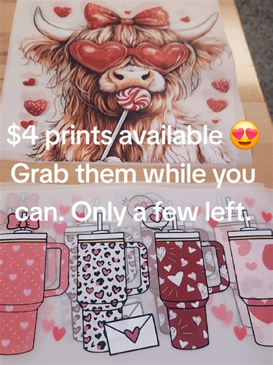 $4 prints available 😍 Grab them while you can. Only a few available.