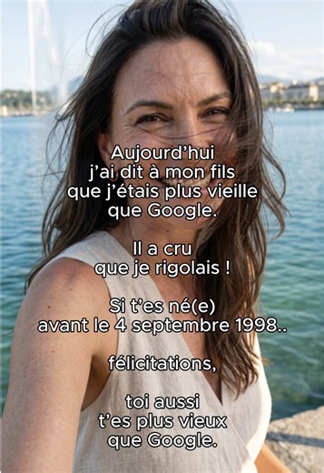 Plus âgée que Google : réflexion sur la maturité et les souvenirs