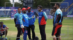 When Mohammad Shahzad gatecrashes your pre-game interviews and decides to do his own! 🎤😂 | ICC Cricket World Cup