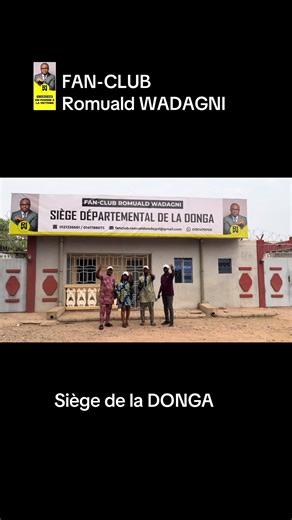 Le siège départemental de la DONGA du FAN-CLUB Romuald WADAGNI ouvre ses portes à tout jeunes engagés, tout parti politique, tout mouvement citoyen de soutient à l’homme d’état Romuald WADAGNI #fanclubromudwadagni #RW26 #RomualdWadagni #Presidentielle2026Benin