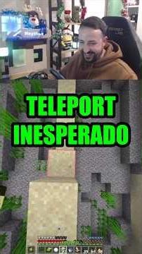 Teleport Inesperado! #minecraft #minecrafttutorial #minecraftbuilding #minecraftmemes #gaming