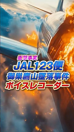 【極秘公開】JAL123便 墜落事故 ボイスレコーダー #日本航空123便墜落事故 #ニュース #陰謀論 #考察