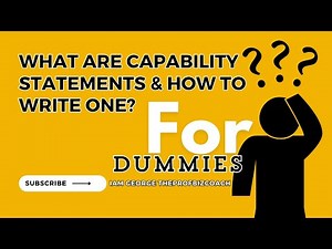 What Are Capability Statements and How to Write One? Five 5 Easy TIPS You Need to Know.