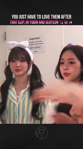 you just have to love them after that clip; in Yubin and Seoyeon 💘🥺✨ | tripleS overgoddess-modus