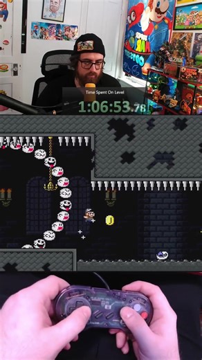 Run as fast as you can #supermarioworld #mario #donaldwd518 #gaming #snes