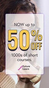 Get more out of your career with up to 50% off on 1000s of courses across business, healthcare, tech and more. | FutureLearn