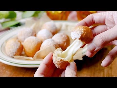 [Cheese balls] You can make them without shiratamako! They're chewy with potato starch ♪ The melt...