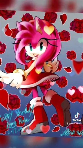 Amy rose Sonic video pink 3 poppy pılatime video pink Amy Rose Sonic video