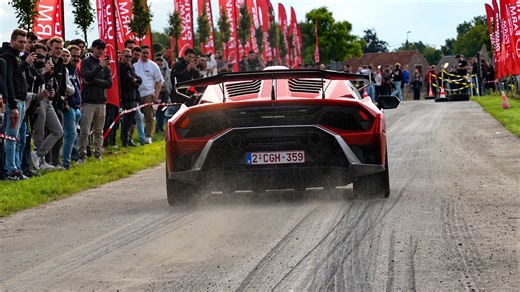 Lamborghini Huracan STO delivers raw acceleration sound