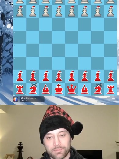 🎄♟️ Chessiverse Christmas Challenge 2025 ♟️🎄 Play against 4 custom Christmas bots at your chosen level — from Novice to Advanced. 🔥 In this video, John Bartholomew takes on the challenge at the Intermediate level and tries to speedrun it in just four games. This is the game of Frosty ! Think it’s easy? 👉 Don’t underestimate Gingy. #Chess #chessiverse #ChessBotChallenge