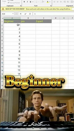 Beginner vs Expert in Excel 🔥 | Enter Numbers Like a Pro | Office Excel Pro