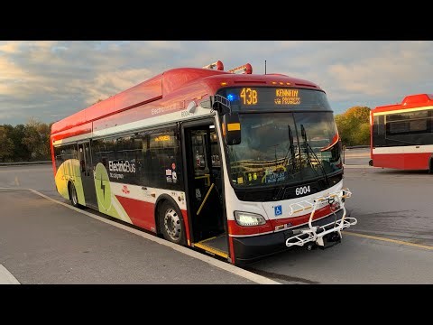 TTC Full Northbound Ride Video on 6004 on route 43B Kennedy to STC via Progress Avenue