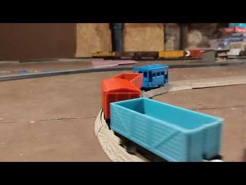 Running My Trackmaster Caitlin, & 2009 Freddie as well as My Walthers B40-8W & GP15-1!