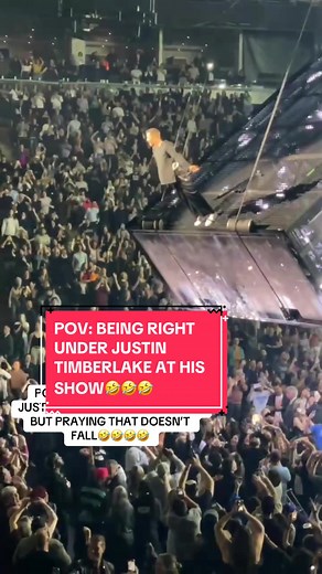 Exciting Experience Under Justin Timberlake at a Concert