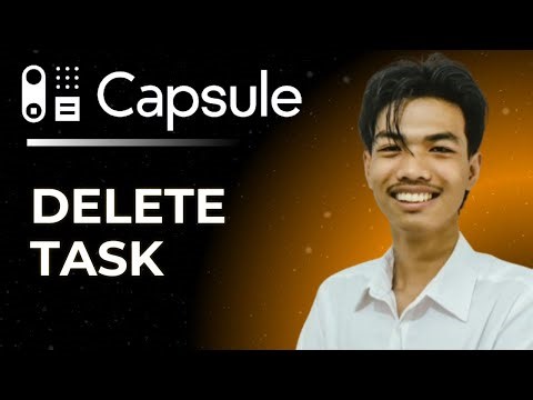 How to Delete Task in Capsule CRM