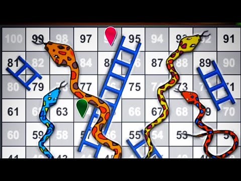 Snakes and ladders 🐍🪜 game play