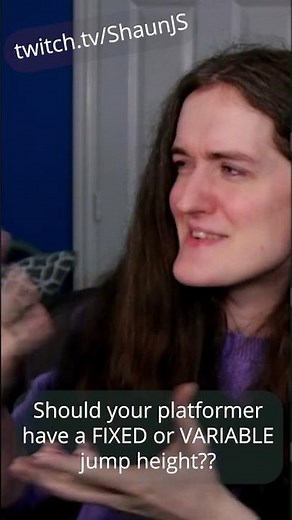 Beginner Game Design Qs - Variable Jump Height #gamedevelopment #gamedesign