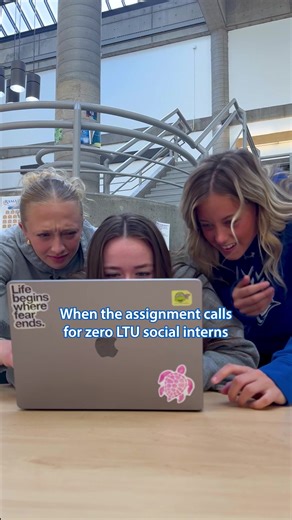 LTU interns refusing to sit this one out. 🫡 #WeAreLTU