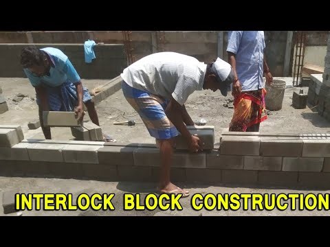 Interlocking Bricks | Interlock block construction | how to construct interlock blocks | #interlock
